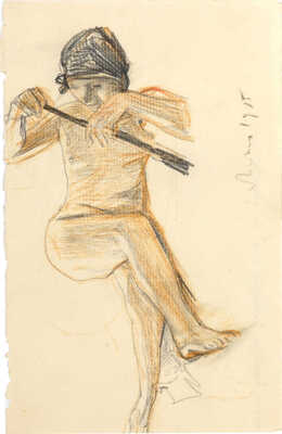 Яремич Степан Петрович. Лот двух рисунков обнаженных (на одной работе на оборотной стороне карандашные наброски)